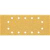 Bosch Professional 10x Carte abrasive Expert C470 con 14 fori (per Legno duro, Vernice su legno, 115x280 mm, Grana 40, accessorio Levigatrice orbitale)