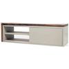 TemaHome Symbiosis Move Mobile TV Noce e Grigio Tortora, 110x35x32 cm
