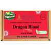 Bless International Bless-International Dragon Blood 100%-Natural-Incense-Cones Handmade-Hand-Dipped Organic-Chemicals-Free for-Purification-Relaxation-Positivity-Yoga-Meditation The-Best-scents (20 Count)