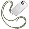 TBOC Cordino Catenella Laccio Strap Porta Cover [Verde Militare] Telefono Cellulare da Collo - Tracolla Catenina con Cordini da Phone Cellulari Telefoni Accessori Universale Laccetti Donna Uomo