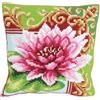 Collection D'Art Collection dArt 40 x 40 cm Collezione d 'Magnetico Lily Art 5,08 Centimetri Kit da Cucito Cuscino Punto Croce