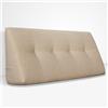 EvergreenWeb Cuscino da Lettura a Cuneo Chill Pillow 180 cm x 26 cm Beige
