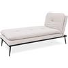 EvergreenWeb Divano Modulare Componibile Pilar Chaise Longue Beige