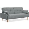 EvergreenWeb Divano Letto Amelie Grigio