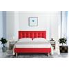 EvergreenWeb Letto Londra Rosso 160x190 cm
