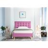 EvergreenWeb Letto Londra Rosa 160x190 cm
