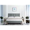 EvergreenWeb Letto Londra Grigio 160x190 cm