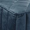 EvergreenWeb Pouf Letto Velvet Blu