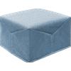EvergreenWeb Pouf Letto IRIS Grigio chiaro