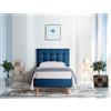 EvergreenWeb Letto Londra Blu 90x190 cm