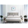 EvergreenWeb Letto Londra Tortora 160x190 cm