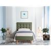 EvergreenWeb Letto Londra Verde 90x190 cm