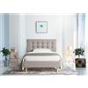 EvergreenWeb Letto Londra Tortora 120x190 cm