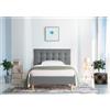EvergreenWeb Letto Londra Grigio 120x190 cm