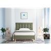 EvergreenWeb Letto Londra Verde 120x190 cm