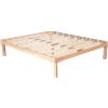 EvergreenWeb Rete in Legno a doghe Smontabile ORANGE KIT 120x190 cm