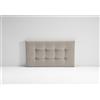 EvergreenWeb Testata Letto Londra Tortora 90x190 cm