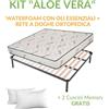 EvergreenWeb kit rete e materasso FASHION ALOE VERA 90x195 cm