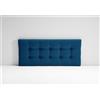 EvergreenWeb Testata Letto Londra Blu 120x190 cm