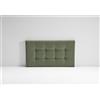 EvergreenWeb Testata Letto Londra Verde 90x190 cm