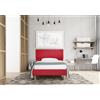 EvergreenWeb Letto Roma Rosso 120x190 cm
