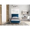 EvergreenWeb Letto Roma Blu 90x190 cm