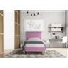 EvergreenWeb Letto Roma Rosa 90x190 cm