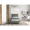 EvergreenWeb Letto Roma Verde 90x190 cm