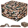 EvergreenWeb Futon pouf Letto FUTON VELVET Mimetico