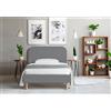 EvergreenWeb Letto Oslo Grigio 160x190 cm