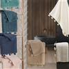 EvergreenWeb Set NAPPINE Asciugamani viso + ospite Beige