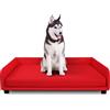 EvergreenWeb Cuccia per cani - Divano letto King Dog Home 95X120 Rosso