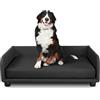 EvergreenWeb Cuccia per cani - Divano letto King Dog Home 95X120 Nero
