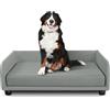 EvergreenWeb Cuccia per cani - Divano letto King Dog Home 70X90 Grigio