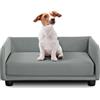 EvergreenWeb Cuccia per cani - Divano letto King Dog Home 50X70 Grigio