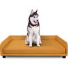 EvergreenWeb Cuccia per cani - Divano letto King Dog Home 95X120 Giallo