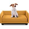 EvergreenWeb Cuccia per cani - Divano letto King Dog Home 50X70 Giallo