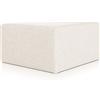 EvergreenWeb Pouf Rubino 83 x 83 cm Crema