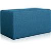 EvergreenWeb Pouf Rubino 43 x 83 cm Blu