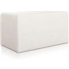 EvergreenWeb Pouf Rubino 43 x 83 cm Crema