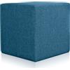EvergreenWeb Pouf Rubino 53 x 53 cm Blu