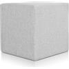 EvergreenWeb Pouf Rubino 53 x 53 cm Grigio