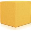 EvergreenWeb Pouf Rubino 53 x 53 cm Senape