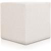 EvergreenWeb Pouf Rubino 53 x 53 cm Crema
