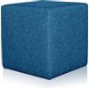 EvergreenWeb Pouf Rubino 43 X 43 cm Blu