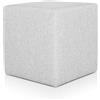 EvergreenWeb Pouf Rubino 43 X 43 cm Grigio