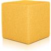 EvergreenWeb Pouf Rubino 43 X 43 cm Senape