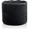 EvergreenWeb Pouf Diamante 50 cm Nero