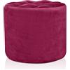 EvergreenWeb Pouf Diamante 80 cm Viola