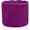 EvergreenWeb Pouf Diamante 50 cm Viola